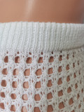 Sexy Knit Hollow Out Halter Top And Shorts Sets CM-8610