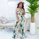 Tie Dye Cami Top Wide Leg Pants 2 Piece Sets JZHF-8113