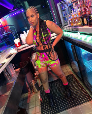 Sexy Printed Sleeveless Hollow Out 2 Piece Shorts Sets MAE-2140