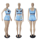 Sexy Printed Swimsuit 3 Piece Sets SHD-9374