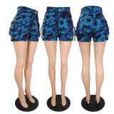 Casual Camo Print Cargo Shorts GDYF-6924