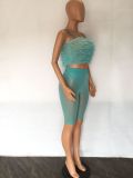 Sexy Mesh Cami Top And Shorts Two Piece Sets LA-3320