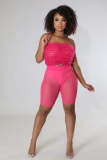 Sexy Mesh Cami Top And Shorts Two Piece Sets LA-3320