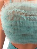 Sexy Mesh Cami Top And Shorts Two Piece Sets LA-3320