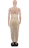 Sexy Sequined Cross Strap Night Club Dress XHXF-265