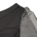 Sexy One Shoulder Two Piece Pants Sets YF-10161