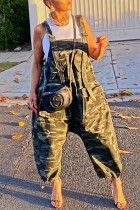 Camo Print Sleeveless Strap Jumpsuit MK-3119