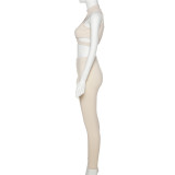 Sexy Hollow Slim Tank And Pants 2 Piece Sets XEF-K22S12747