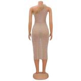 Sexy Party Nightclub Hot Diamond Dress GOSD-OS6781