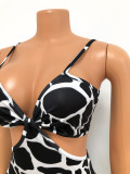 Sexy Print Sling Maxi Dress GOSD-OS6056