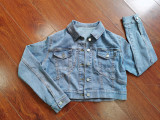 Denim Jacket And Shorts 2 Piece Sets MEM-88454