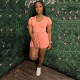 Casual T-shirt And Shorts Two Piece Set GWDS-210523
