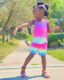 Kids Girls Casual Tie Dye Tank Top Shorts Set GYMF-YM064 