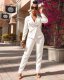 Casual Double-Breasted Blazer Coat And Pants 2 Piece Sets PHF-13306