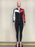 Fashion Color Block Sports Two Piece Set ORY-5075-2