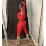 Solid Color Knit Sweater Two Piece Set GCNF-0193