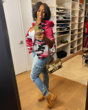 Casual Camo Print Long Sleeve Blazer  ZDF-31252