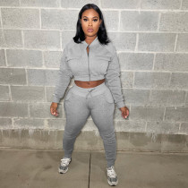 Fashion Long Sleeve Sweatshirt And Pant Casual Two Piece Set YS-S831