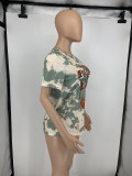 Fashion Casual Print Short Sleeve T-shirt GLF-10091