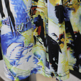 Fashion Print Long Sleeve Maxi Dress XHSY-19482