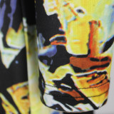 Fashion Print Long Sleeve Maxi Dress XHSY-19482