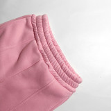 Kids Solid Color Sport Sweatshirt Two Piece Pant Set GMYF-Y6206