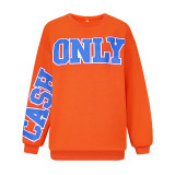 Fashion Letters Print Long Sleeve Sweatshirts GHYX-031