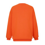 Fashion Letters Print Long Sleeve Sweatshirts GHYX-031