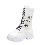 Personality Belt Buckle Biker Boots TWZX-869