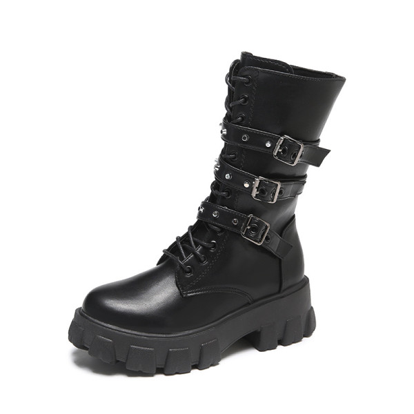 Personality Belt Buckle Biker Boots TWZX-869