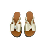 Casual Bowknot Flats Slippers TWZX-999