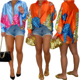 Leopard Print Long Sleeve Shirt BGN-248