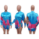 Leopard Print Long Sleeve Shirt BGN-248