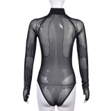 Sexy Mesh See Through Bodysuit GBTF-6912