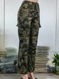 Straight-leg Camouflage Casual Pants GSMJ-1095