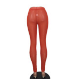 Sexy Mesh Solid Color Pant YD-1136