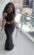 Solid Sleeveless Maxi Skirt Two Piece Sets LDS-3278