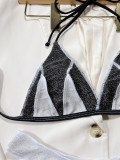 Sexy Patchwork Bikini Two-Pieces CSYZ-C798W