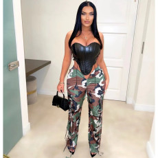 Casual Fashion Camouflage Pants OD-8528