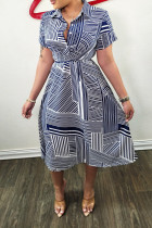 Casual Printed Midi Dress OD-8531