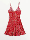 Sexy Sling Print Dress FSXF-F391