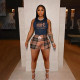Fashion Casual Printed Vest Shorts Two Piece Set SHD-6046