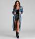 Casual Denim Holes Long Sleeve Holes Long Coats LX-5527