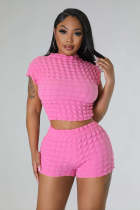 Fashion Casual Sleeveless Top Shorts Two Piece Set NYF-8138