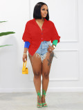 Casual Long Sleeve Irregular Shirt FSL-F206