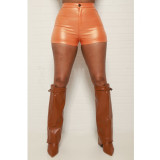 Metallic Candy Color Fashion Shorts BN-9417