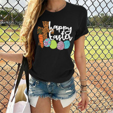 Easter Print Short Sleeve T Shirt SH-390483