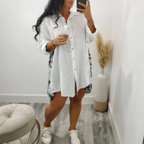 Casual Print Loose Shirt GYSF-7154