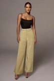 Sequin Party Vintage Wide Leg Pant MZ-2791