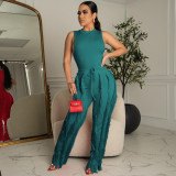 Casual Tank Top Tassel Pants Two Piece Set AIL-220